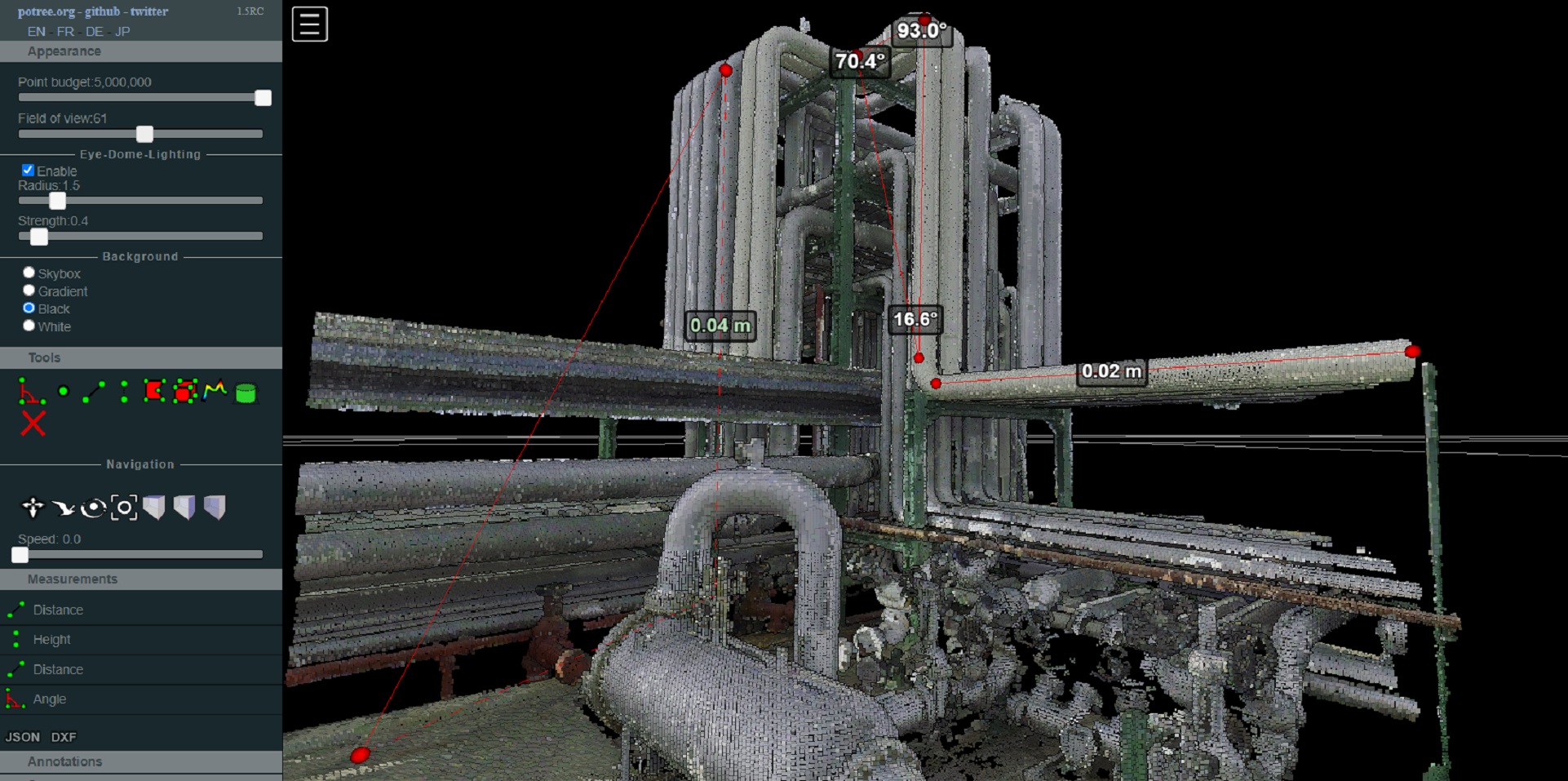 imagen visor point cloud getop